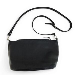 TIGNANELLO Black Leather Crossbody Bag made in Italy